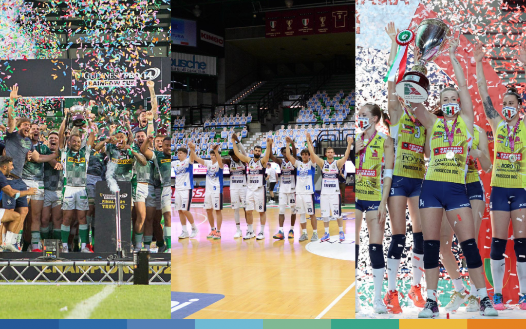 Benetton Rugby, Universo Treviso Basket, Imoco Volley: i nostri partner vincenti!
